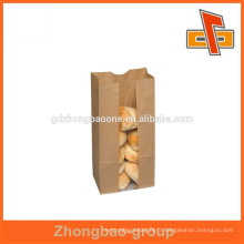 Sac à pain en papier Kraft personnalisé avec fenêtre Fabricant en Chine